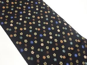 小花尽くし模様織出し本袋帯